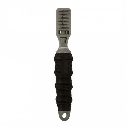 Duvo+ Entfilzerkamm schwarz/grau, 6 Messer
