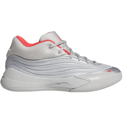 ADIDAS Herren Basketballschuhe DAME X – Leistung und Style vereint - Ideal für Basketballspieler, bietet der Dame X Schuh dank innovativer Dämpfungstechnologie Leichtigkeit und Komfort. Strapazierfähiges Obermaterial und Gummiaußensohle garantieren optimalen Grip und Unterstützung auf dem Court.