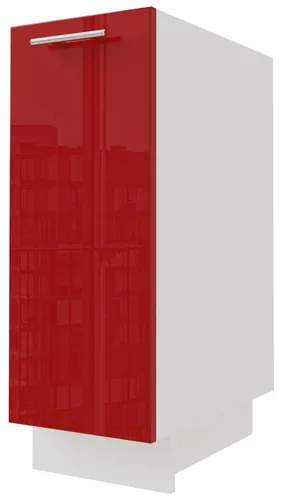 Feldmann-Wohnen Unterschrank in Rot und Weiß