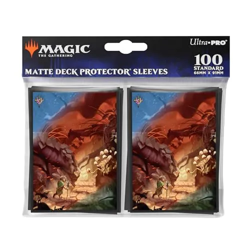 Ultra Pro - Magic - The Gathering - Bloomburrow Kartenhüllen 100 Stück - Schütze deine Karten stilvoll mit 100 Ultra Pro Hüllen im Bloomburrow-Design (66x91mm). Ideal für Trading Cards, langlebig und mit matter Oberfläche für optimalen Schutz.