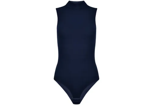 Evoni Body Damen Bodysuit ärmellos Baumwolle Halbkragen - Unterwäsche-Bodies: Sexy und blickdichter Damen-Body aus atmungsaktiver Baumwolle, perfekt für jede Jahreszeit und vielseitig kombinierbar.