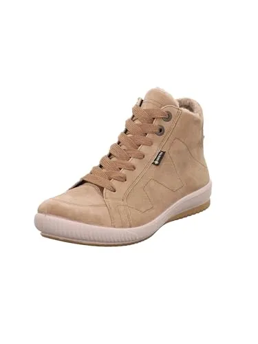 LEGERO Sneaker Veloursleder Damen Gr. 40 - Beige - Wanderschuhe mit GORE-TEX für optimalen Wetterschutz, aus hochwertigem Veloursleder und mit praktischem Reißverschluss für einfaches An- und Ausziehen.