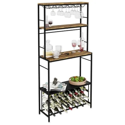 Weinregale Schwarz von Lenmar
