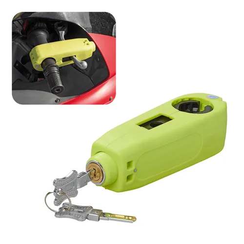 Hebelschloss | Motorrad | Roller | Ebike | 27-38mm Lenkerdurchmesser | Neon 🏍️