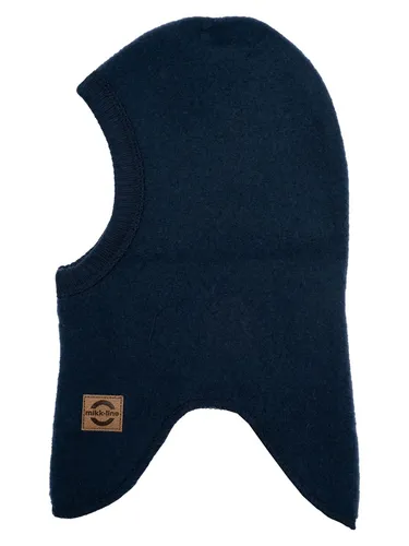 mikk-line Sturmhaube in Dunkelblau, Größe 74/80, Blau, Baby von mikk-line