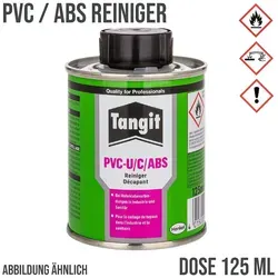 PVC ABS TANGIT Reiniger Reinigungsmittel für PVC-Rohre und Zubehör 125 ml