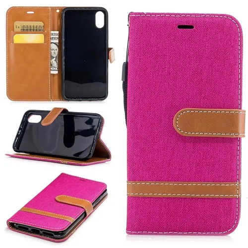 Handyhülle Schutz Case für Apple iPhone X Cover Tasche Wallet Etui Handyhülle