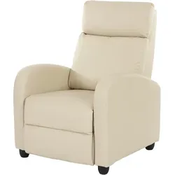 Fernsehsessel Relaxsessel Liege Sessel Denver – Creme