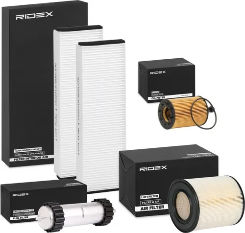RIDEX Filterset Inspektionspaket Filtersatz für AUDI A6 Avant (4F5, C6) A6 Limousine (4F2, C6)