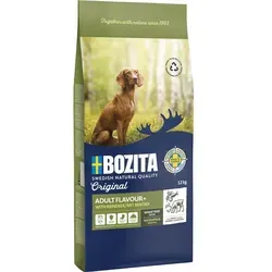 BOZITA Original Adult Flavour Plus - 12 kg Trockenfutter mit Rentier und Huhn, weizenfrei und ideal für wählerische Hunde, reich an Vitaminen und Antioxidantien