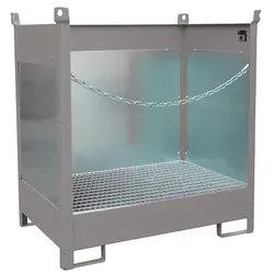 BAUER Fass-Stapelpalette FSP-2-G mit Spritzschutz von Bauer