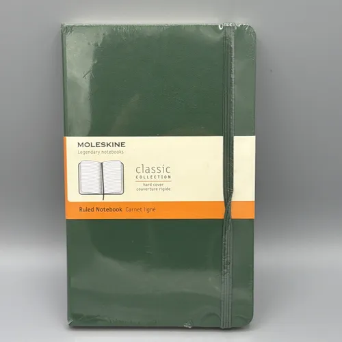 Moleskine Notizbuch, A5, Liniert, Myrtengrün, Neu (P032)