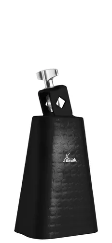 XDrum HCB-5 Cowbell - 5 Zoll Kuhglocke, lackierter Stahl, montierbar und vielseitig für alle Musikstile geeignet