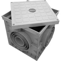 ARLI Revisionsschacht 300x300mm mit Deckel - Praktischer Revisionsschacht für einfache Anschlusskontrolle. Robuste Abdeckung schützt vor äußeren Einflüssen. Ideal für kompakte Installationen und hohe Belastungen, langlebig und vielseitig einsetzbar.