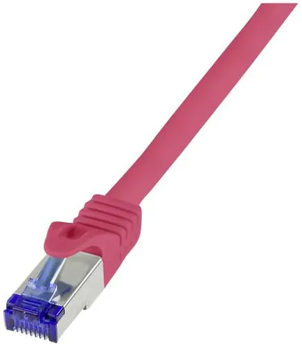 LogiLink C6A084S RJ45 CAT 6a S/FTP 7.50 m Rot 1 St.
