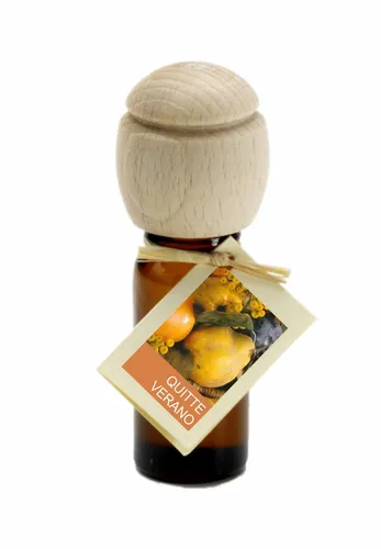 Piccolino Raumduft Duftöl Quitte Verano mit Buchenholzkopf Parfümöl 10 ml