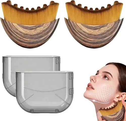 Alpenfaser Gesichtsbürste für Lymphdrainage