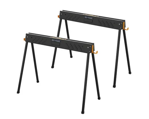 COSTWAY Sägebock, 1000 kg max. Belastbarkeit, (2-St), mit 2 x 4 Stützarmen, Böcke klappbar