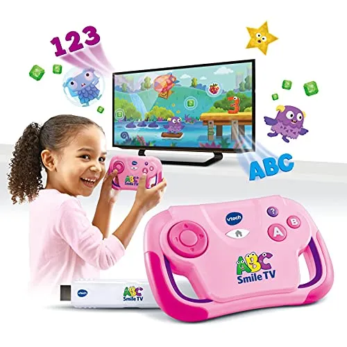 Vtech® Lernspielzeug Ready Set School, ABC Smile TV, pink