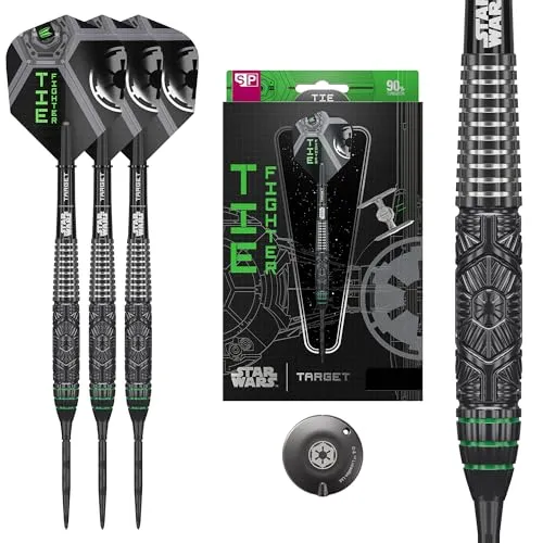 Target Darts Star Wars Tie Fighter-Steeldarts 90% Tungsten, 25 g