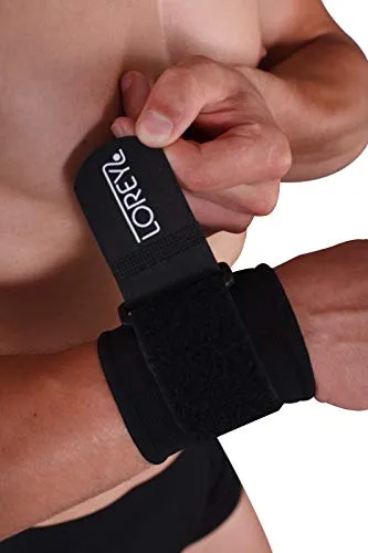 LOREY Hochwertige Handbandage aus Neopren, Handgelenkbandage, Handgelenkstütze (M)