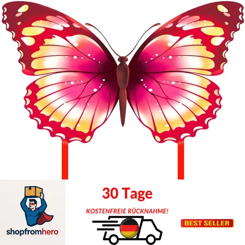 Schmetterlingsdrahtseil – Farbenfroh für Kinder & Erwachsene