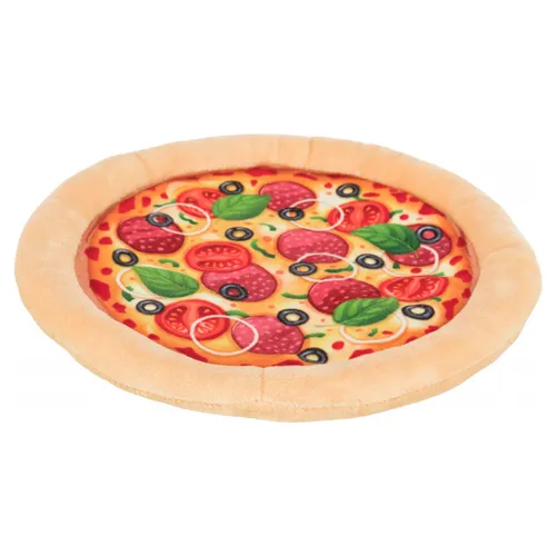 Trixie Hundespielzeug Pizza Plüsch 26cm knisternd für alle Hunde