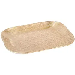 Tablett Kerzentablett Skandinavisch Janshir Gold 28cm Eckig