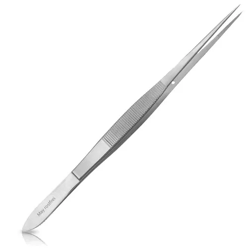 Technische Pinzette - gerade und feine Spitze - 20 cm lang - Modellbau Pinzette