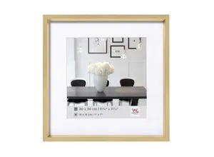 Walther Kunststoffrahmen Steel Style ES220G 20x20cm gold