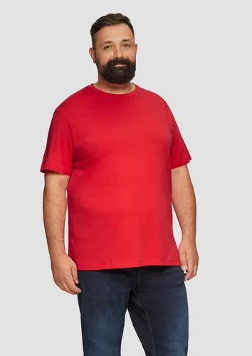 s.Oliver Kurzarmshirt T-Shirt T-Shirt aus reiner Baumwolle mit Logo-Print