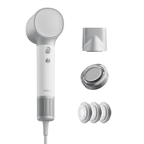 Laifen Neo Special Haartrockner, Öl-Infusion, 58°C Pflegemodus, Silberweiß