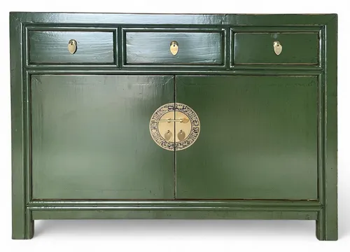 OPIUM OUTLET Kommode Sideboard Schrank Asia Möbel (BxTxH: 117x40x85 cm, Hochzeitsschrank Büffet Anrichte), chinesisch asiatisch orientalisch vintage komplett montiert