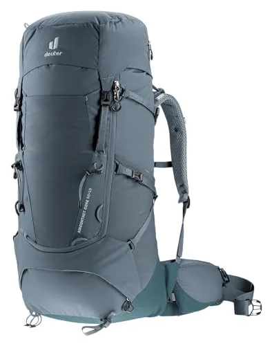deuter Aircontact Core 50+10 Trekking Rucksack 2024 - Rucksäcke mit Aircontact Rückensystem für optimalen Tragekomfort, ideal für Trekking-Abenteuer. Hergestellt aus über 50% recycelten Materialien.