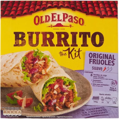 Old El Paso Burrito Kit Original Frijoles