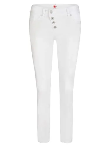 Buena Vista Damen Jeans Malibu 7/8 - Elegante Passform - Damen-Hosen in Größe M, die perfekt sitzt und mit ihrem stylischen 7/8 Schnitt ideal für den Sommer ist.