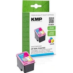 KMP H168CX Tintenpatrone color - kompatibel mit HP F6U67AE, bis zu 350 Seiten, umweltfreundlich und kostensparend
