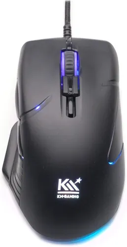 KM-Gaming K-GM5 RGB Gaming Maus - Hochpräzise optische Gaming-Maus mit 16.000 DPI für blitzschnelle Reaktionen und anpassbare RGB-Beleuchtung, ideal für Gamer.