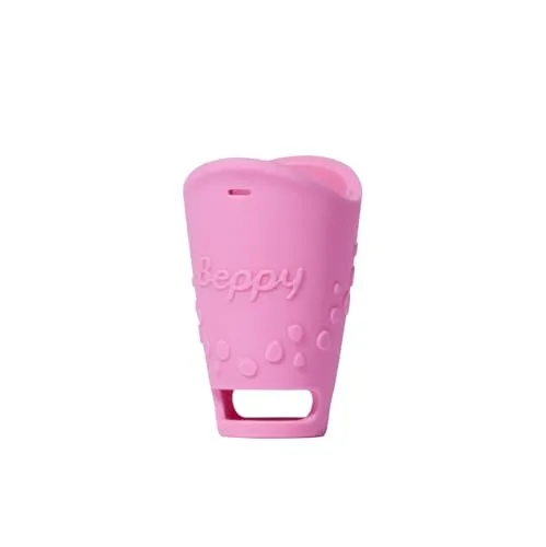 Beppy Hollow Tampon Stempelkissen aus Silikon, wiederverwendbar, Rosa