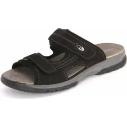 Waldläufer Harald 372501-191-001 (10.5/schwarz) - Pantoletten für Herren mit herausnehmbarem Fußbett und Klettverschluss für individuellen Komfort. Ideal für den Alltag und Freizeit, perfekter Halt durch schmale Ferse.