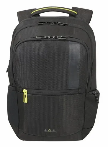 American Tourister Work-E Laptoprucksack 14'' - Schwarz - Laptop-Rucksack aus 100% recyceltem PET, mit gepolstertem Laptopfach und ergonomischen Schulterriemen für höchsten Komfort und Organisation im Alltag.