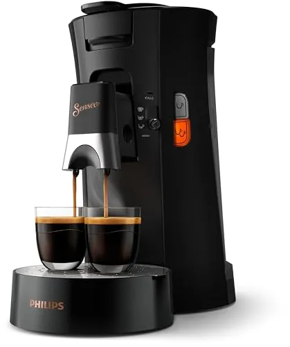 Philips CSA240/61 Kaffeemaschine - 1-Tassen-Kaffeemaschine mit 0,9 l Volumen, vollautomatisch, einstellbare Kaffeestärke und 1450 W Leistung für perfekten Genuss.