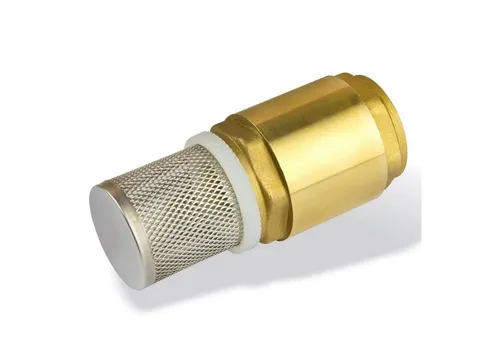 puteus Auslaufventil Messing Fußventil 3/4 Zoll DN20 Ansaugfilter Saugfilter Saugkorb