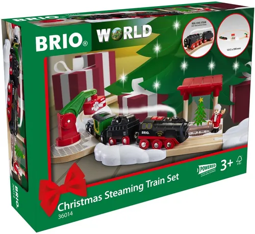 Brio Dampflok Weihnachts-Set (63601400) von BRIO®