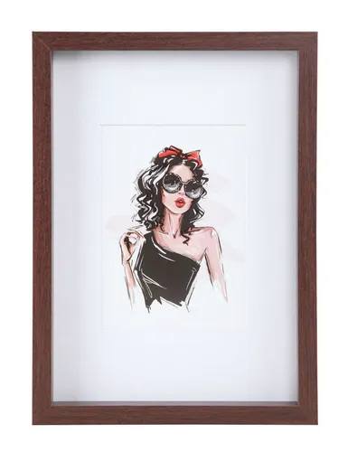 IDEAL TREND Bilderrahmen Brasil Holz Bilderrahmen Bilder Foto Rahmen Fotorahmen Wanddeko Collag, für 1 Bilder (1 St), Passepartout 8 x 12 / 12 x 8 - Rahmenformat 13 x 18 / 18 x 13