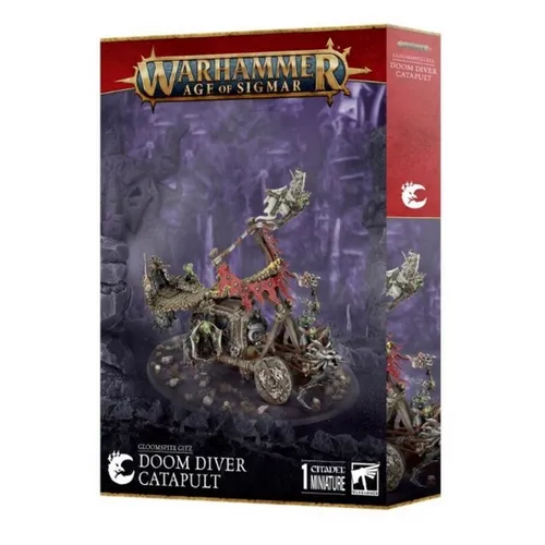Warhammer Age of Sigmar Gloomspite Gitz Kamikazekatapult - Sonstige - Teuflisches mobiles Artilleriestück für Ihre Gloomspite Gitz Armee, wirft Grots als lebende Bomben für schwere Feuerkraft.