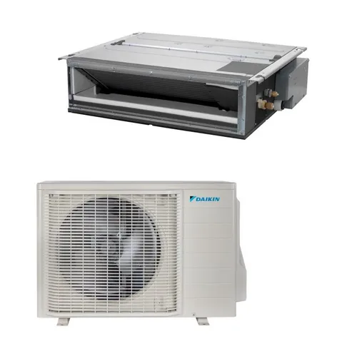 Daikin Split Klimaanlage Kanal-Set | Sky Air | FDXM60F9+RXM60A | 6,0 kW - Effiziente Klimatisierung mit nur 200 mm Bauhöhe. R-32 Kältemittel, selbstreinigender Filter und flexible Betriebsarten für optimalen Komfort.