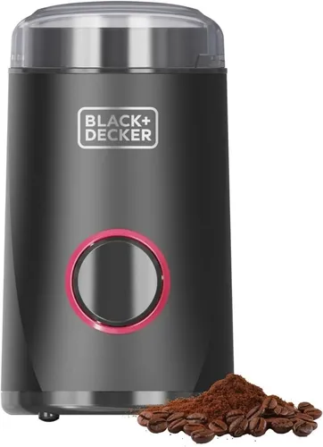 Kaffeemühle Black+Decker BXCG152E - Kompakte Kaffeemühle mit 150 W Leistung für frisch gemahlenen Kaffee, ideal für Kaffeeliebhaber und kleine Küchen.