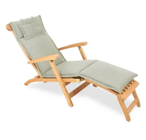 ROG-Gardenline Liegenauflage für Deckchair - Taupe 186 x 45 cm - Gartenliegenauflage in Taupe, perfekt gepolstert für optimalen Komfort mit 5 cm dickem Schaumstoff. Ideal für entspannte Stunden im Garten oder auf der Terrasse.