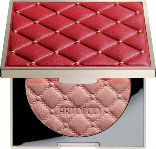 ARTDECO Blush Couture Limited Iconic Red 9 g - Eleganter Blush in nachfüllbarer Dose aus veganem Leder, verleiht Frische und ein natürliches Finish für jeden Teint.